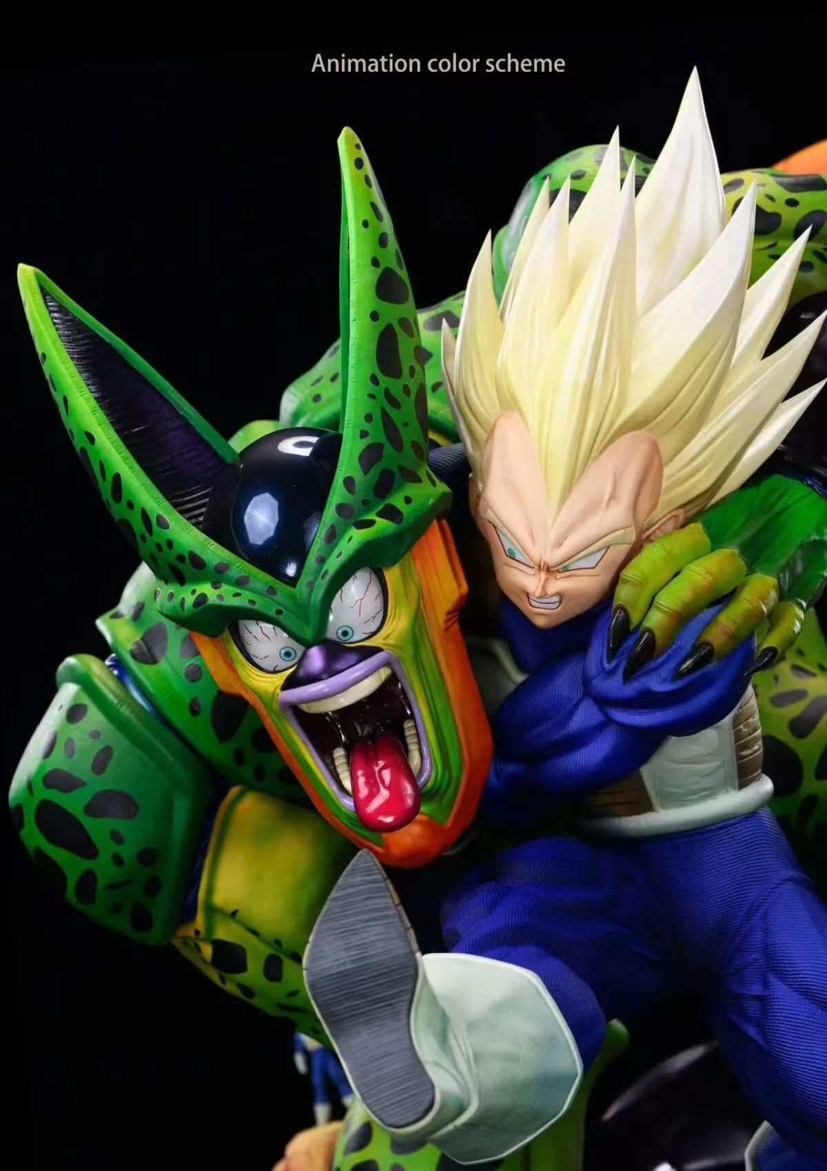 [In Stock] Yamcha Studio-X Plus Ver-Super Vegeta VS Cell 2n Form Resin Statue