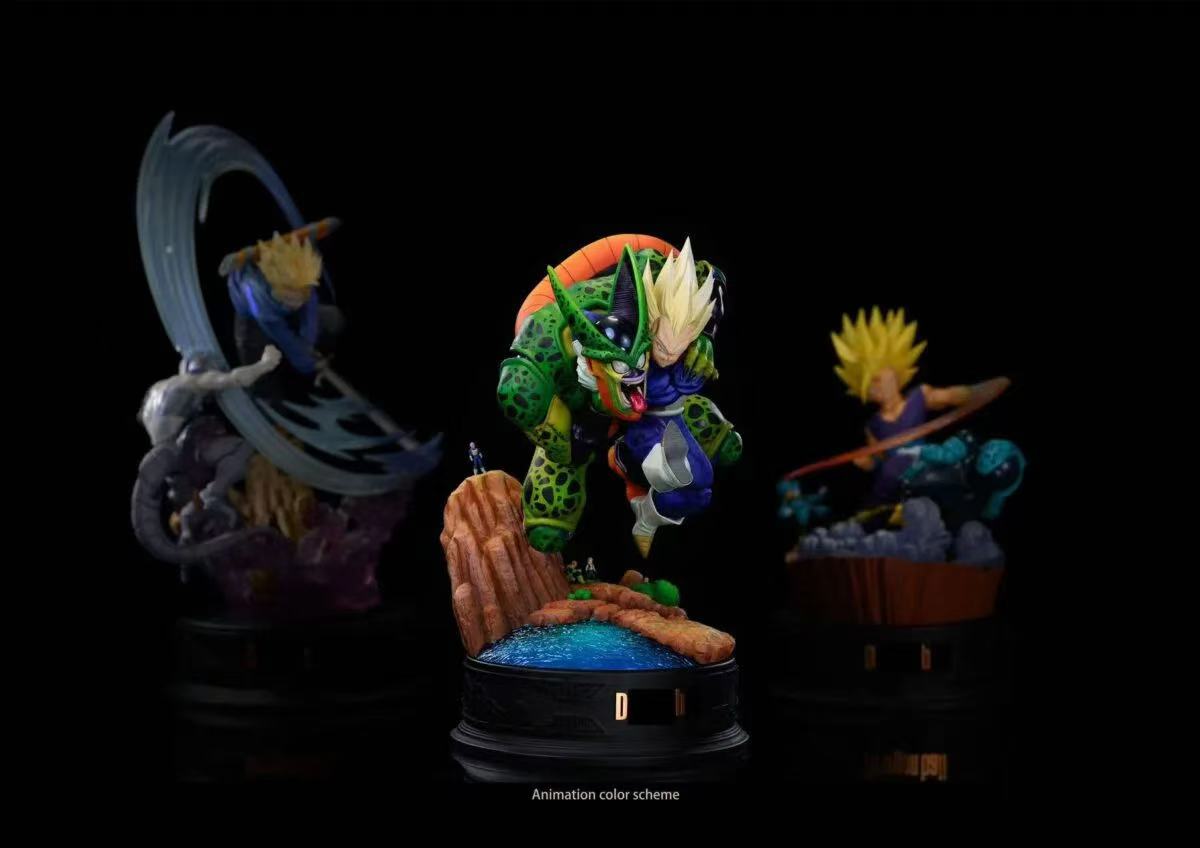 [In Stock] Yamcha Studio-X Plus Ver-Super Vegeta VS Cell 2n Form Resin Statue