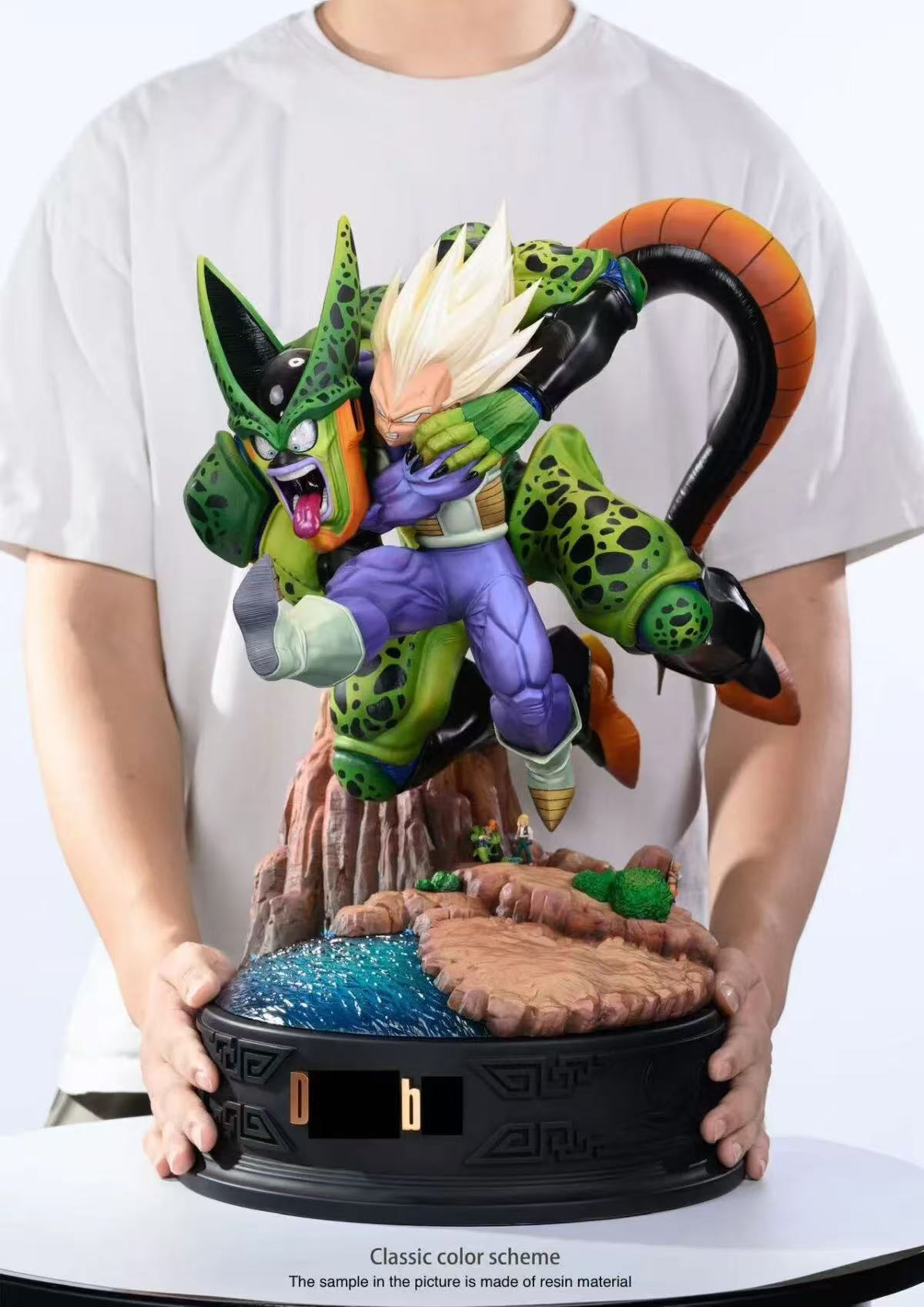 [In Stock] Yamcha Studio-X Plus Ver-Super Vegeta VS Cell 2n Form Resin Statue