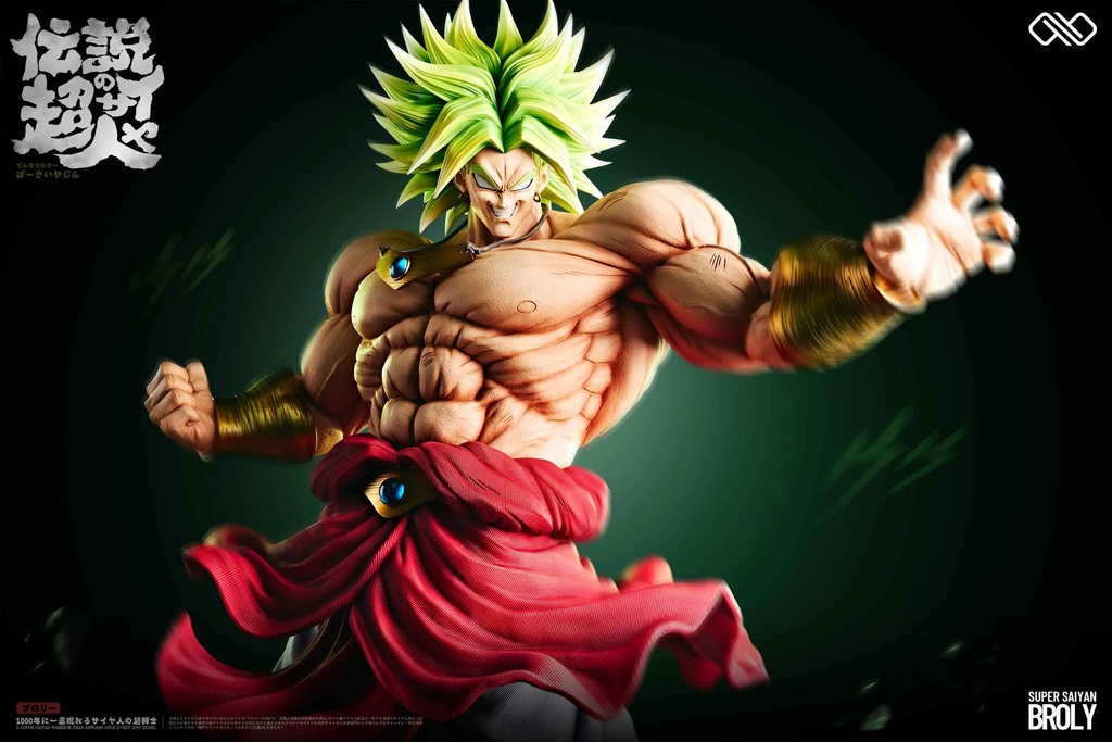 [In Stock]Unlimited Studio – Dragon Ball - 1/6 Deluxe Broly with LED Resin Statue