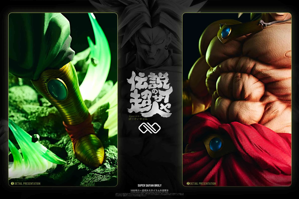 [In Stock]Unlimited Studio – Dragon Ball - 1/6 Deluxe Broly with LED Resin Statue
