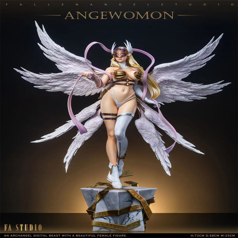 [In Stock]FA Studio 1/4 Scale Angewomon & Lady Devimon - Digimon GK Resin Statue