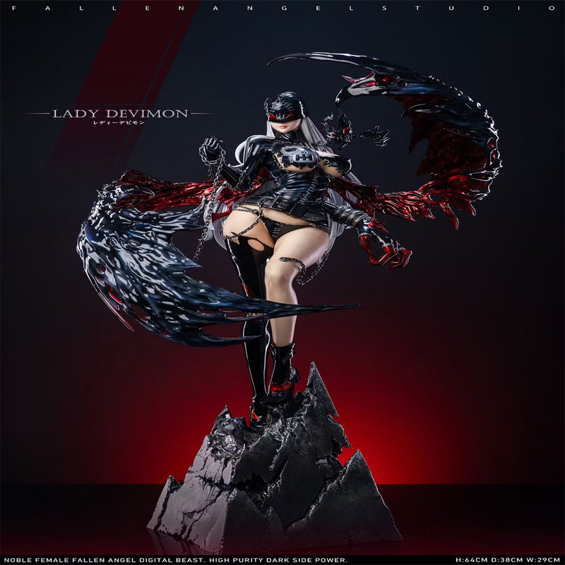 [In Stock]FA Studio 1/4 Scale Angewomon & Lady Devimon - Digimon GK Resin Statue