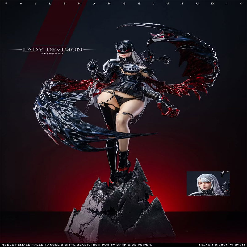 [In Stock]FA Studio 1/4 Scale Angewomon & Lady Devimon - Digimon GK Resin Statue