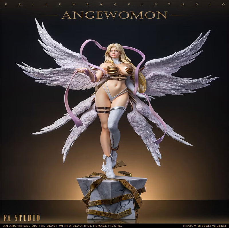 [In Stock]FA Studio 1/4 Scale Angewomon & Lady Devimon - Digimon GK Resin Statue