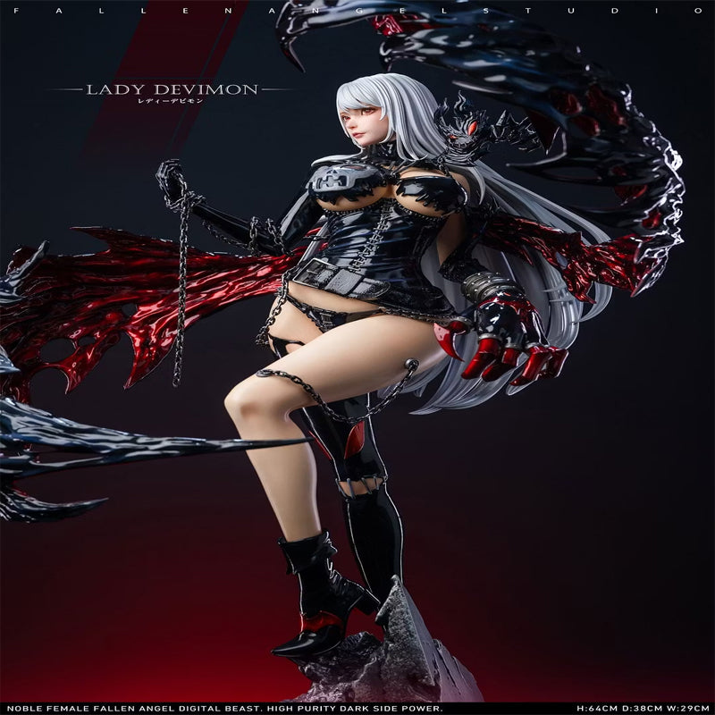 [In Stock]FA Studio 1/4 Scale Angewomon & Lady Devimon - Digimon GK Resin Statue