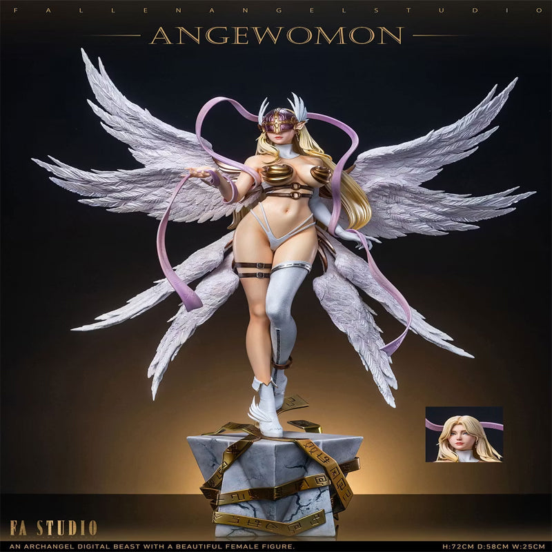 [In Stock]FA Studio 1/4 Scale Angewomon & Lady Devimon - Digimon GK Resin Statue