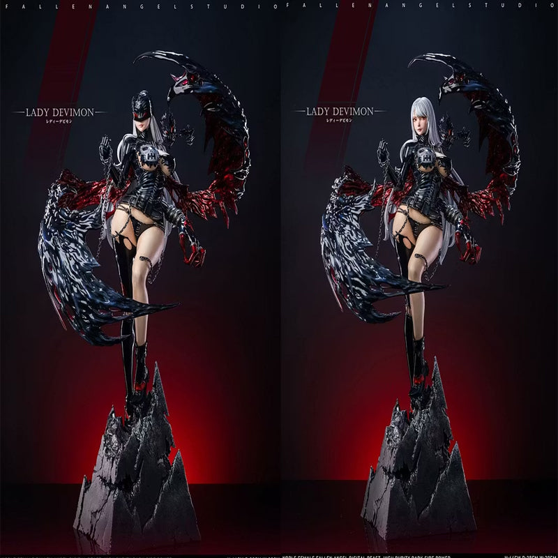 [In Stock]FA Studio 1/4 Scale Angewomon & Lady Devimon - Digimon GK Resin Statue