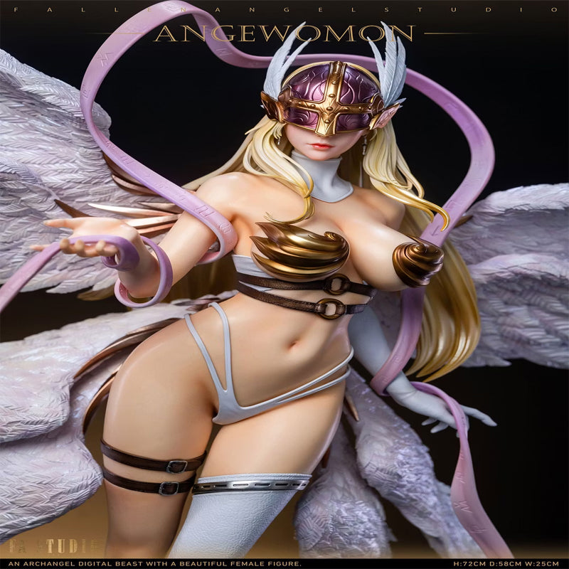 [In Stock]FA Studio 1/4 Scale Angewomon & Lady Devimon - Digimon GK Resin Statue
