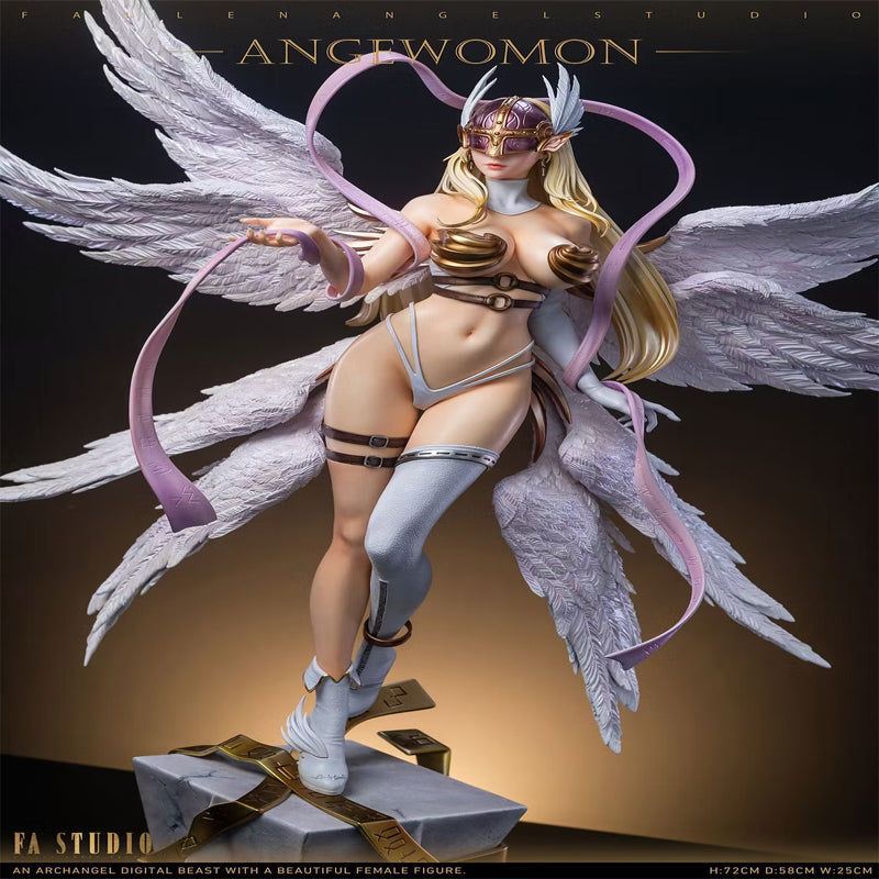 [In Stock]FA Studio 1/4 Scale Angewomon & Lady Devimon - Digimon GK Resin Statue