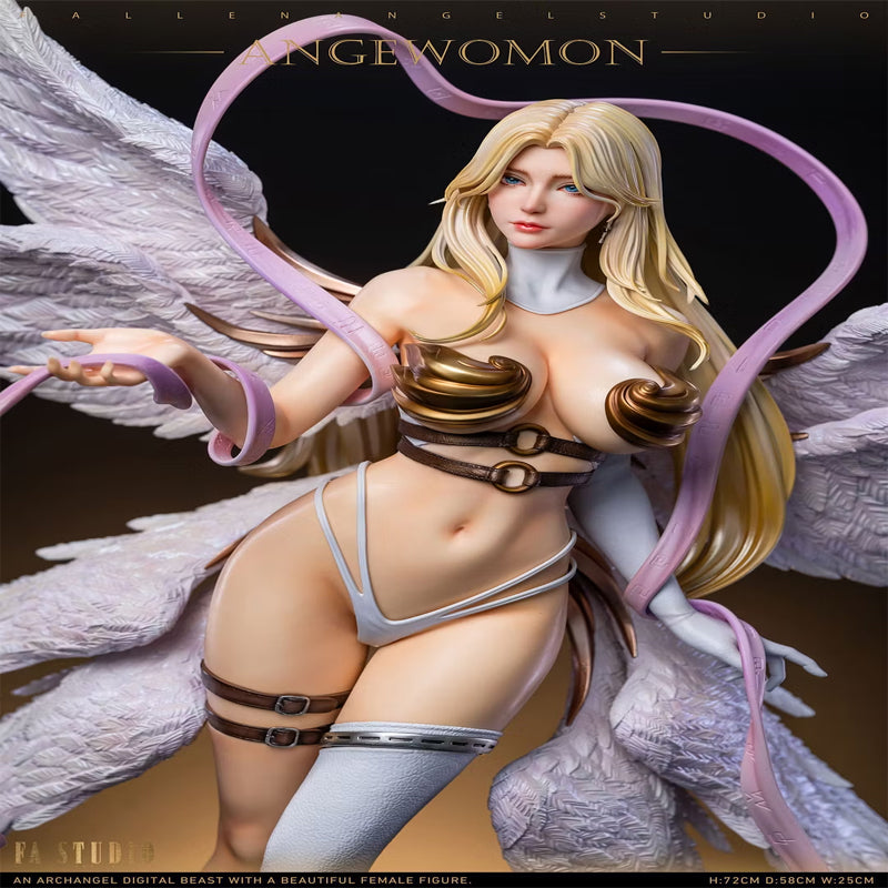 [In Stock]FA Studio 1/4 Scale Angewomon & Lady Devimon - Digimon GK Resin Statue