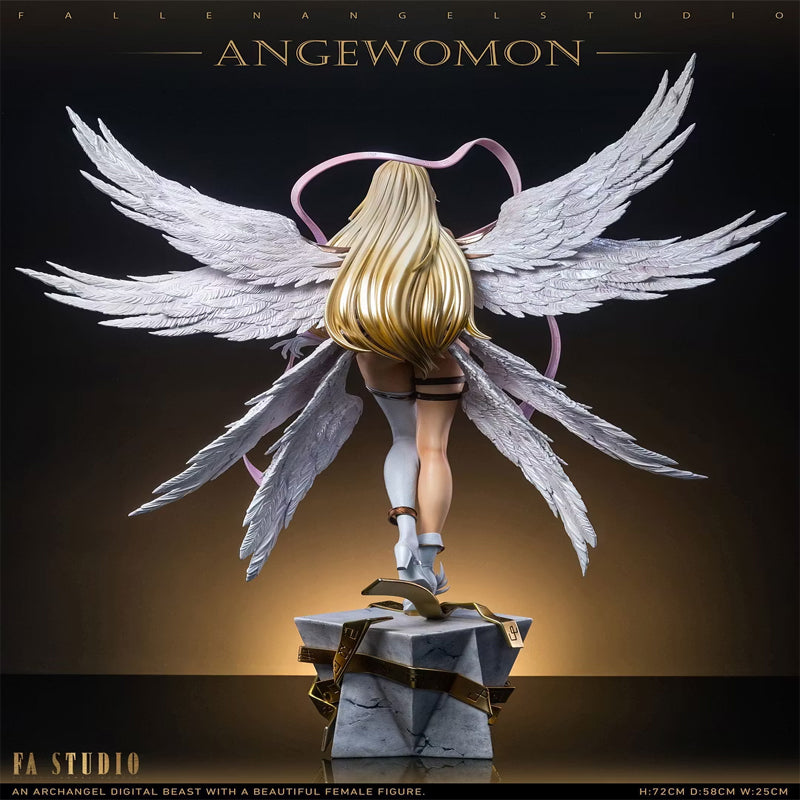 [In Stock]FA Studio 1/4 Scale Angewomon & Lady Devimon - Digimon GK Resin Statue