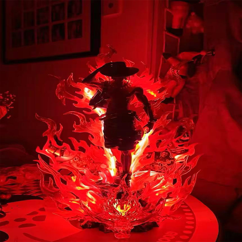 [In Stock] Okr Studio - One Piece Burning Ace 1/6 LED GK Resin Statue