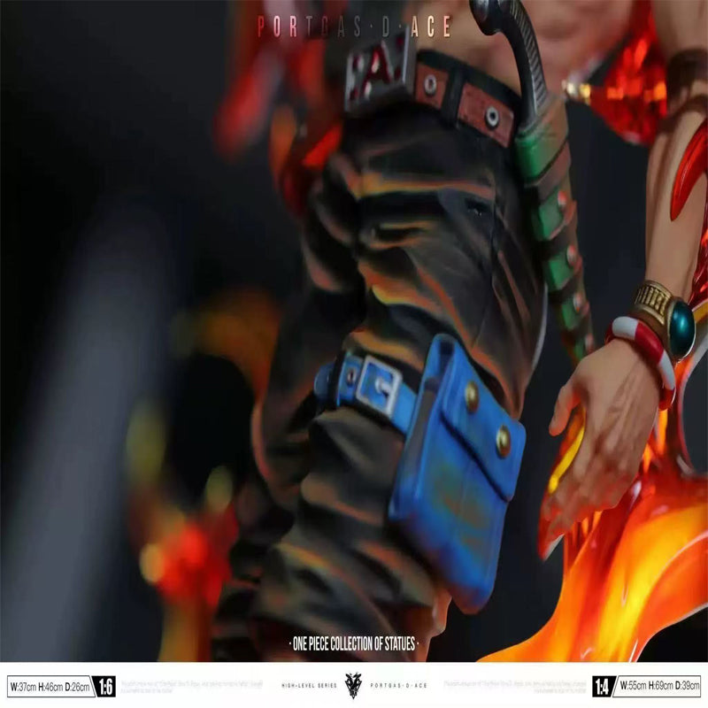 [In Stock] Okr Studio - One Piece Burning Ace 1/6 LED GK Resin Statue