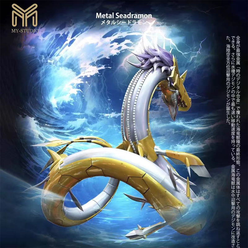 [In Stock] MY Studio-Digimon 4 King Series Metal Seadramon [Plus] H46cm GK Resin Statue